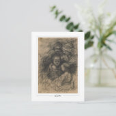 グスターブクールベット#843 -ファインアート ポストカード (スタンド正面)