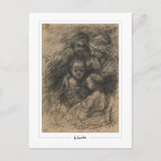 グスターブクールベット#843 -ファインアート ポストカード (正面)