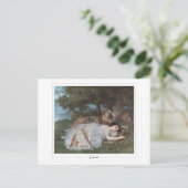 グスターブクールベット#96 -ファインアート ポストカード (スタンド正面)