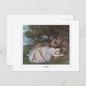 グスターブクールベット#96 -ファインアート ポストカード (正面/裏面)