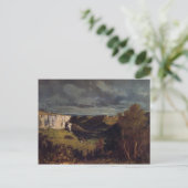 グスターブクールベット – Stormy WeatherのLoueの谷 ポストカード (スタンド正面)