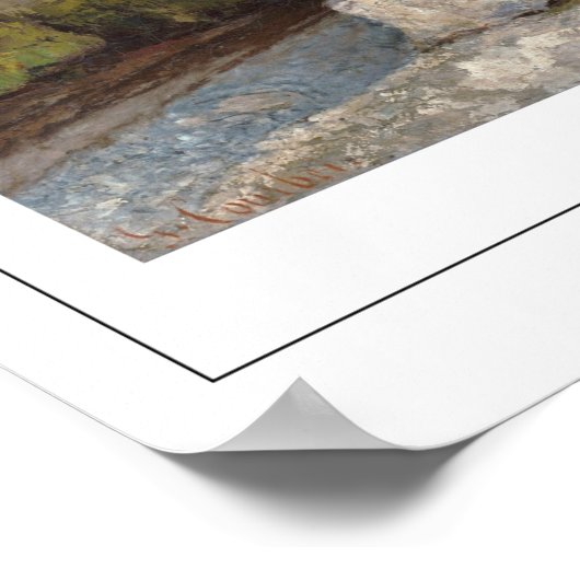 グスターブコートジディングアートポスター#19-2 ポスター (角)