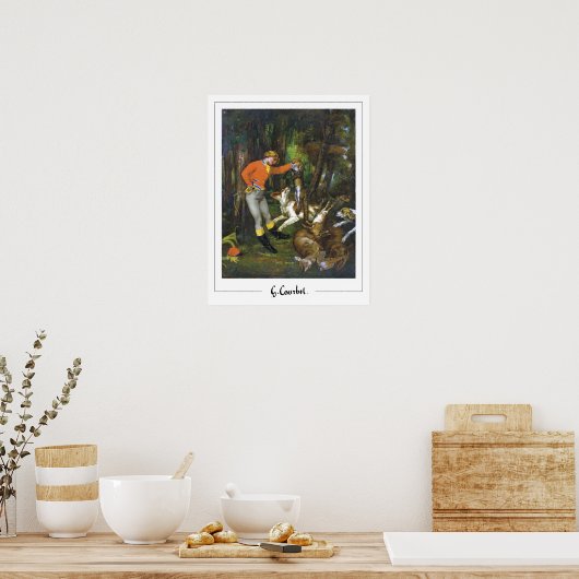 グスターブコートジディングアートポスター#302-2 ポスター (キッチン)