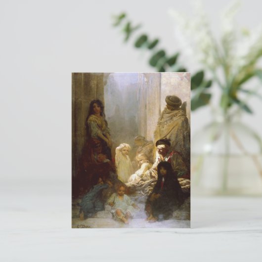 グスターブドーア付き絵画はがき ポストカード (スタンド正面)