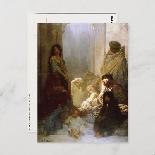 グスターブドーア付き絵画はがき ポストカード (正面/裏面)