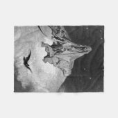 グスターブドーレ – ザレイヴン フリースブランケット (正面(横))