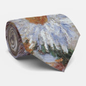 グスターヴ・カイユボットによる菊 ネクタイ (ロール)