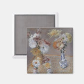 グスターヴ・カイユボットによる菊 マグネット (正面/裏面)