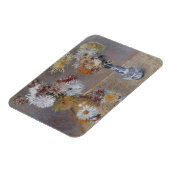 グスターヴ・カイユボットによる菊 マグネット (左側)