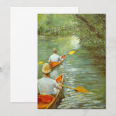 グスターヴ・カイユボットによる「カヤック」 (正面/裏面)