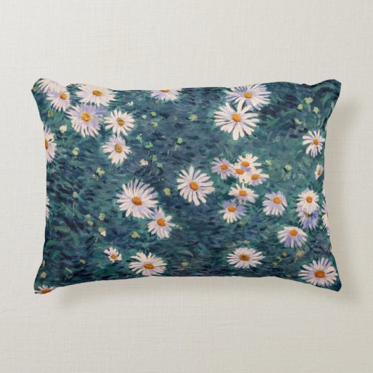 グスターヴ・カイユボット - ダリアの花壇、詳細 アクセントクッション (正面)