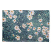 グスターヴ・カイユボット - ダリアの花壇、詳細 枕カバー (裏面)