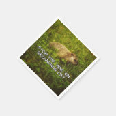 グストップローンドホッグの昼用ナプキンの戦争 スタンダードカクテルナプキン (角)