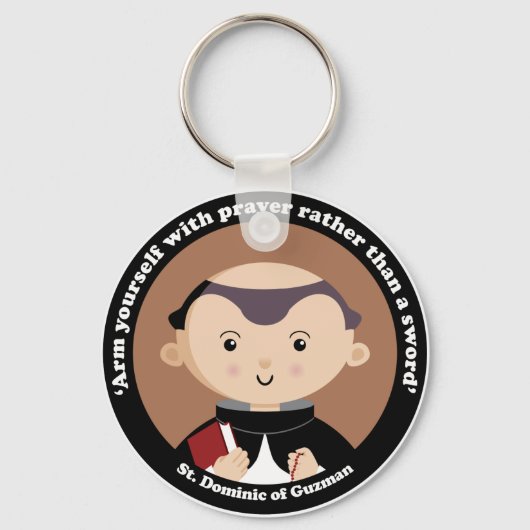 グズマンの聖ドミニク キーホルダー (正面)