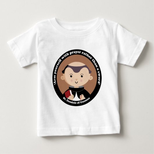 グズマンの聖ドミニク ベビーTシャツ (正面)