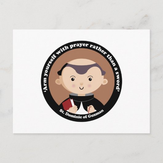 グズマンの聖ドミニク ポストカード (正面)