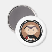 グズマンの聖ドミニク マグネット (正面/裏面)