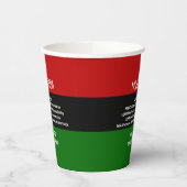 グゾサバパーソナライズされたハッピークワンザ 紙コップ (左)