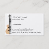 グタルピアノイラストレーション音楽先生 名刺 (裏面)