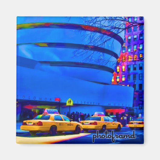 グッゲンハイムポップ・アートの1 マグネット (正面)