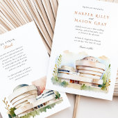 グッゲンハイムミュージアムNYCウォーターカラー結婚ズ 招待状