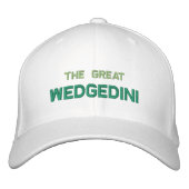 グッズスポーツのゴルフキャップザウェッジディ素晴らしーニ 刺繍入りキャップ (正面)