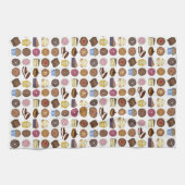 グッズ焼いたグルメマフィンケーキウーピーパイカップケーキ キッチンタオル (横)