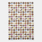 グッズ焼いたグルメマフィンケーキウーピーパイカップケーキ キッチンタオル (縦)