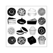 グッズ焼いたグルメマフィンケーキウーピーパイカップケーキ ラバースタンプ (インプリント)