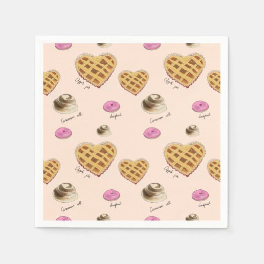 グッズ焼いたナプキン スタンダードカクテルナプキン (正面)