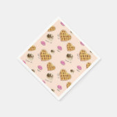 グッズ焼いたナプキン スタンダードカクテルナプキン (角)