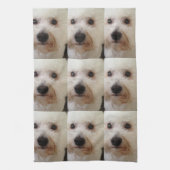 "グッチ" Bichon Frise -台所タオル キッチンタオル (縦)