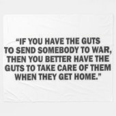 グッツ フリースブランケット (正面(横))