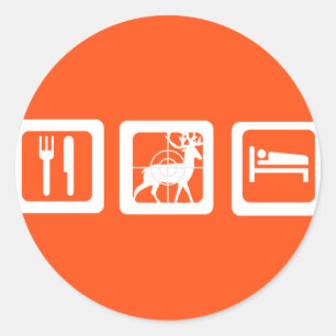 グッドおもしろいトリッ食べプスリープ狩り ラウンドシール