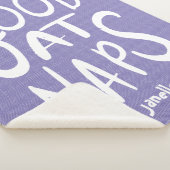 グッドアット昼寝 – 紫 シェルパブランケット (3/4)