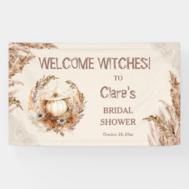 グッドウィッチハロウィーンブライダルシャワーウェルカムバナー 横断幕