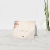 グッドウィッチハロウィーンブライダルシャワーサンキューカード サンキューカード (裏面)