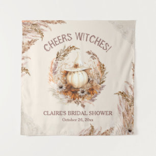 グッドウィッチハロウィーンブライダルシャワー背景 タペストリー