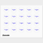グッドウィン名字クラシックスタイル ラウンドシール (シート)