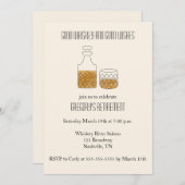 グッドウイスキーお祈り退職パーティー 招待状 (正面/裏面)