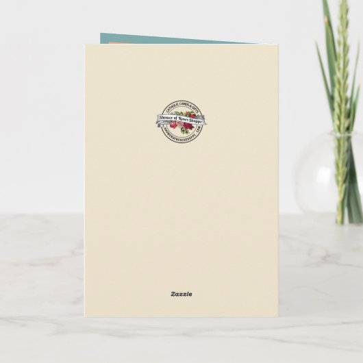 グッドウェルヘルス宗教的祈りの言葉ピーチフローラ カード