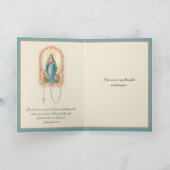 グッドウェルヘルス宗教的祈りの言葉ピーチフローラ カード (内部)