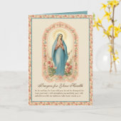 グッドウェルヘルス宗教的祈りの言葉ピーチフローラ カード (黄色い花)