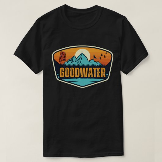 グッドウォーター, アラバマ州 Tシャツ (デザイン正面)