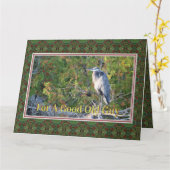 グッドオールドガイハッピーバースデーカード カード (黄色い花)