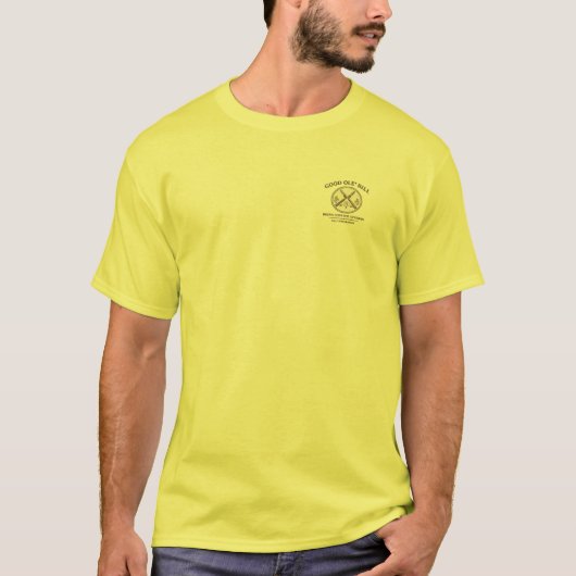 グッドオールドビルブラシコントロール部 安全黄色 Tシャツ (正面)