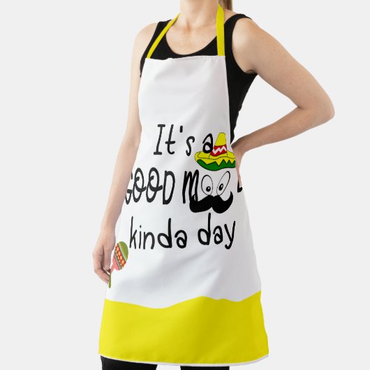 グッドカスタムデイ引用文パーソナライズされたフィエスタメン エプロン (インサイチュ)