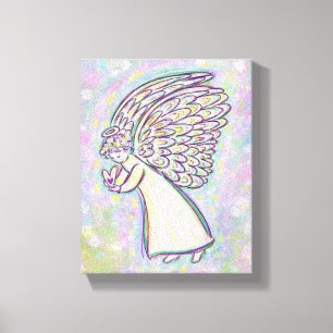 グッドガーディアン絵画エンジェルキャンバスプリントアート キャンバスプリント
