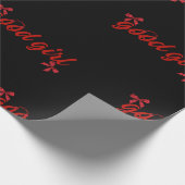 グッドガールダークロマンスブックラッピング紙 ラッピングペーパー (角)