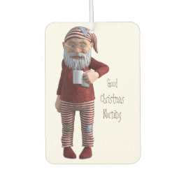 グッドクリスマスモーニングパジャマ格言 カーエアーフレッシュナー